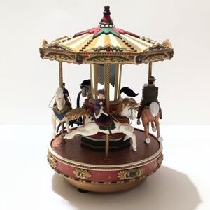 Vintage Mr. Christmas Holiday GoRound Musical Carousel